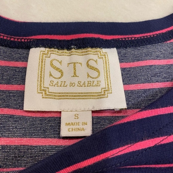 STS Sail To Sable Dress Size Small 3/4 Length Sleeves - Picture 5 of 13